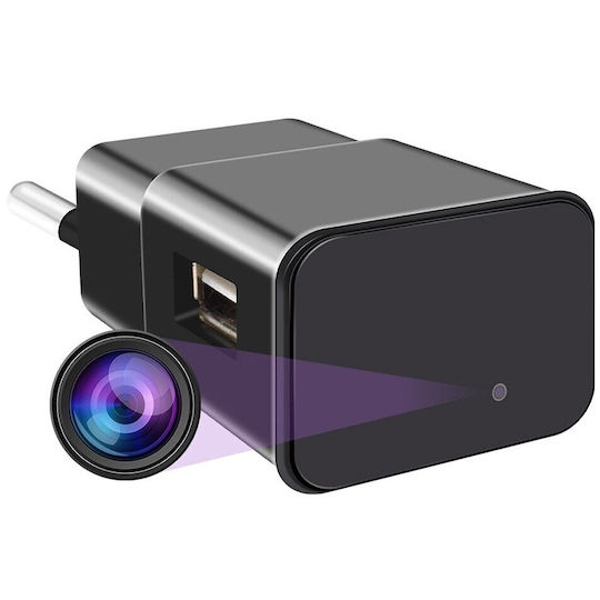 Încărcător Usb Cameră Spionaj Iuni Ip1000 64gb Wifi Vizualizare 4k Audio-video P2p