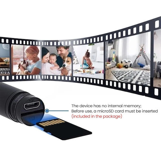 Cameră Ascunsă Stilou Full Hd Iuni W10 64gb Înregistrare Audio-video Fotografie
