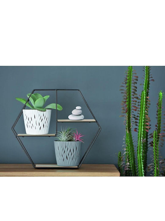 Prosperplast Flower Каспо Пластмасово Бяло 26.2x26.2см