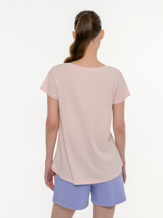 Γυναικείο Αθλητικό T-shirt Ροζ