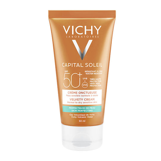 Vichy Capital Soleil Cremă Protecție Solară Waterproof Pentru Față SPF50 50ml