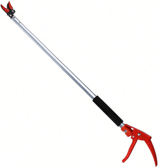 Foarfecă De Ramuri Zola 100 Cm Lungime Mâner Ergonomic Reglaj Unghi Tăiere 90° Roșu Argintiu