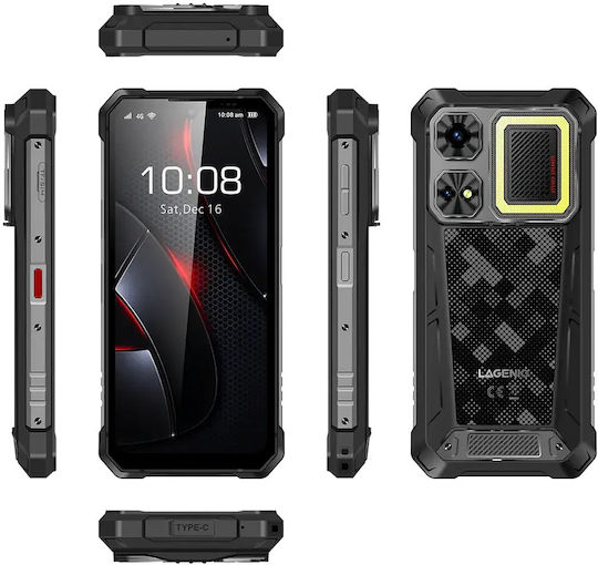 Lagenio Rhino 1 Pro (8/256GB) Robustes SmartPhone Schwarz