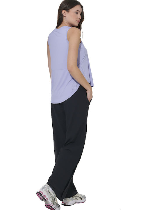 Damen Sport Top Ärmellos Schnell Trocknend Lila