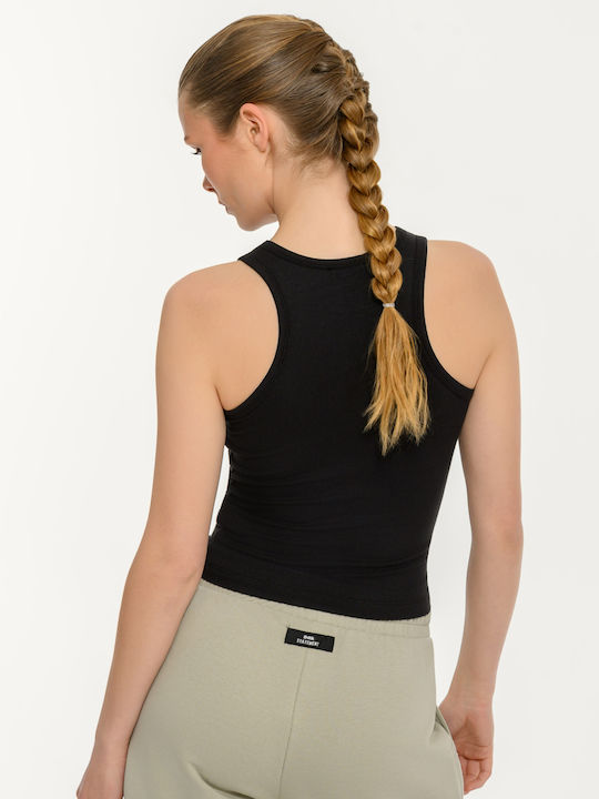 Women's Sports Sleeveless Blouse Black