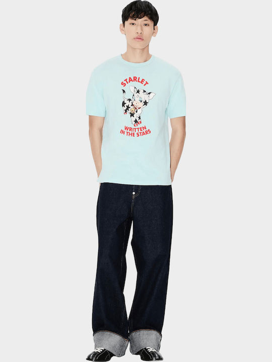 Cartoon Women's T-shirt Aqua