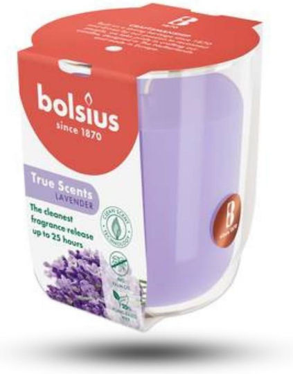 Αρωματικό Κερί Bolsius True Scents Φ8x7.3cm Lavender