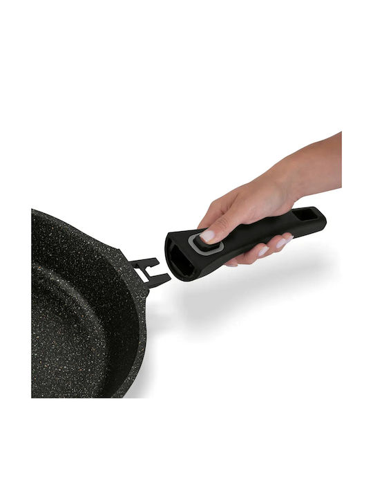Starke Pro Aluminium Pfanne mit Stein Innenbeschichtung 28cm