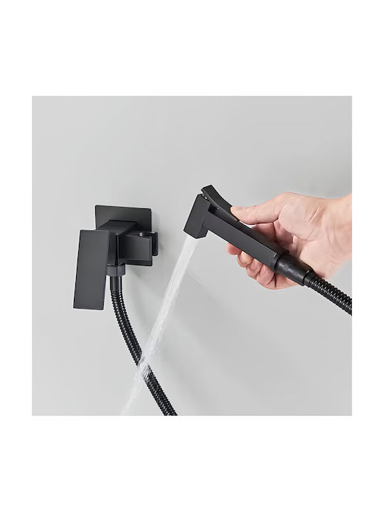 Wand Satz Bidet Schwarz