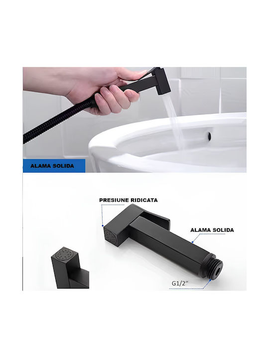 Wand Satz Bidet Schwarz