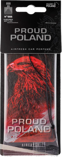 Airfresh Proud Poland Scent Bottled Car 30 Days Mahogany Cedar Cloves