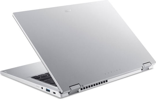 Acer Aspire Go Spin 14 Agsp14-31Pt -338B 14" IPS FHD+ Touchscreen (Core 3-N355/16GB/512GB SSD/W11 Home) Pure Silver (International English Keyboard)
