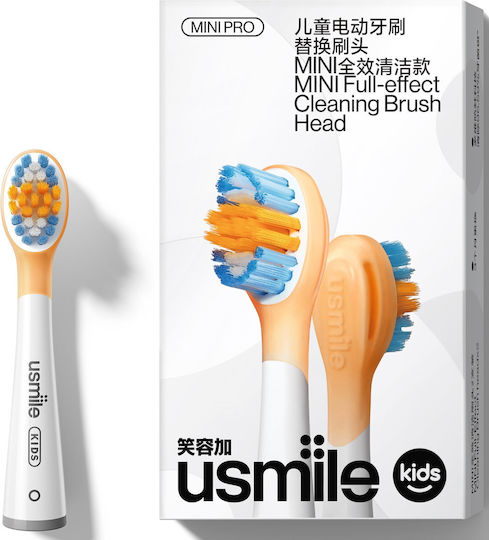 Original Usmile Mini Full-effect Cleaning Toothbrush Replacement Heads 2 Pcs Children