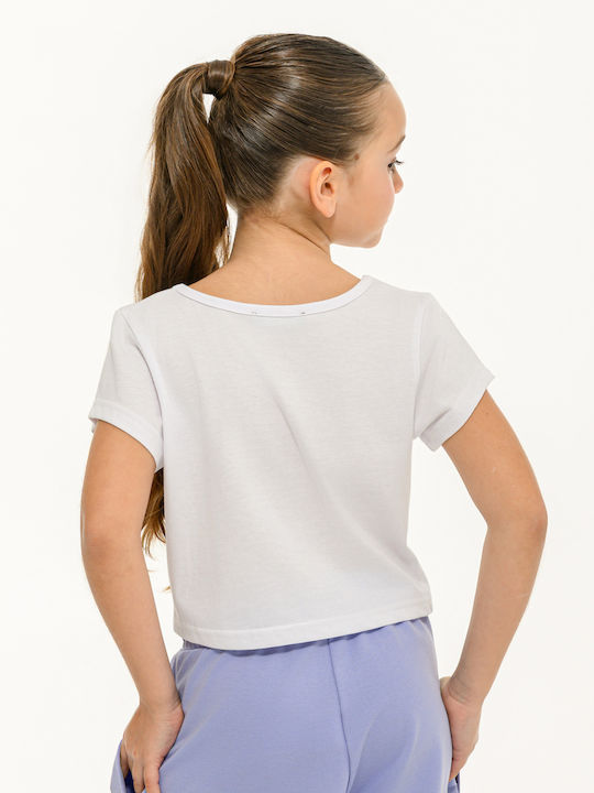 BodyTalk Crop Top Λευκο