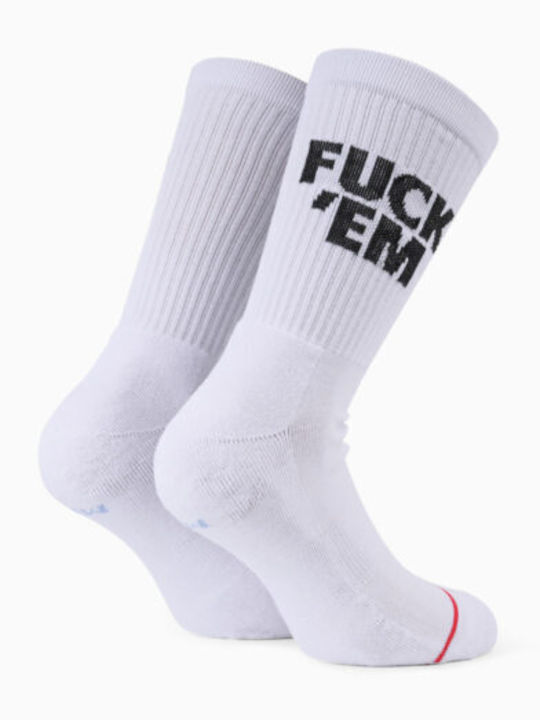 Bee. Unusual. Socken Weiß