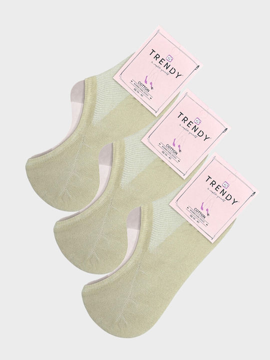 Trendy Γυναικείες Κάλτσες Μπεζ 3Pack