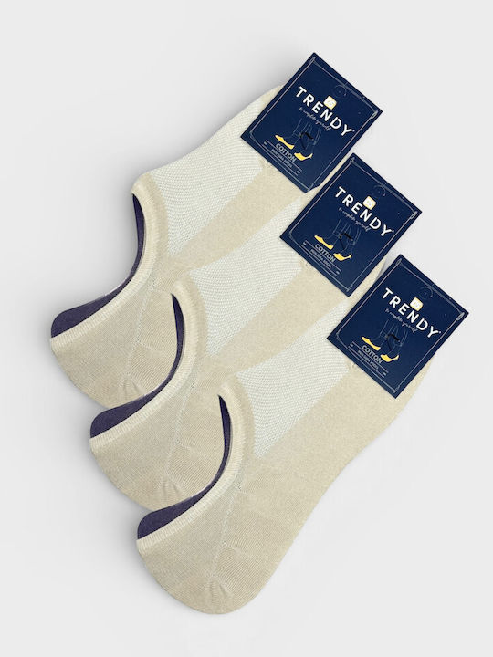 Trendy Ανδρικές Κάλτσες Μπεζ 3Pack