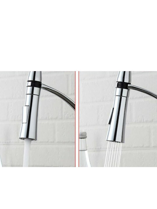 Landsh Poly116 Kitchen Faucet Counter U-Shaped Bronze