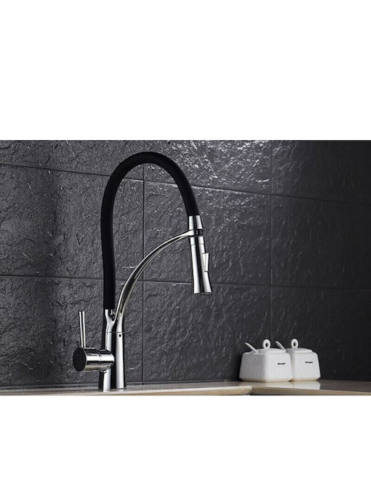 Landsh Poly116 Kitchen Faucet Counter U-Shaped Bronze