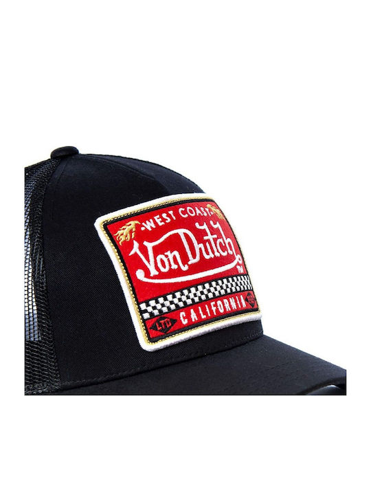 Von Dutch Ανδρικο Καπελο Trucker Μαυρο Vd 0 Cas1 Blka-noir