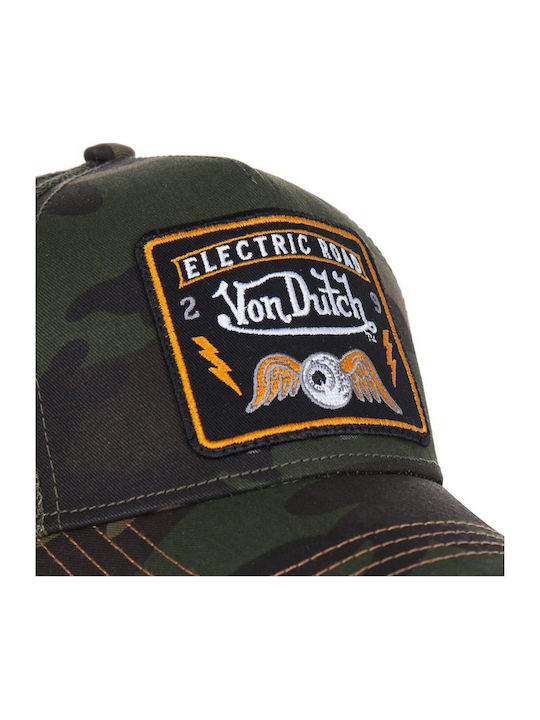 Von Dutch Jockey Trucker Kaki Pentru Bărbați Vd 0 Cas1 Square4b-camou