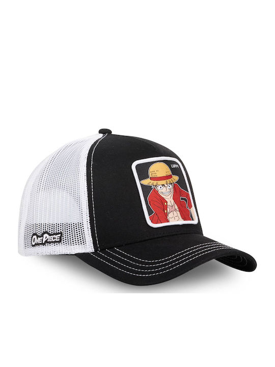Capslab One Piece Luffy Kappen Snapback Cl-op3-1-ct-mon1 Schwarz