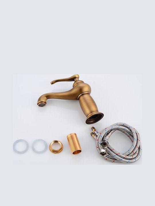 Landsh Retro Copper Mixing Sink Faucet