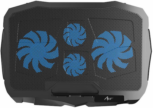 Art Cooling Pad for Laptop up to 17 inches with 4 Fans and Illumination