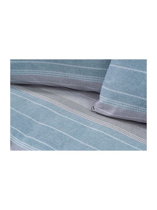 Beauty Home Set Quilt Double 220x240cm Glory Art 12373 Gray 12373PMYD