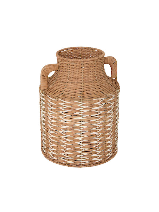 Διακοσμητικό Βάζο Ψάθινο Soro Καφέ 28x28xΥ37cm