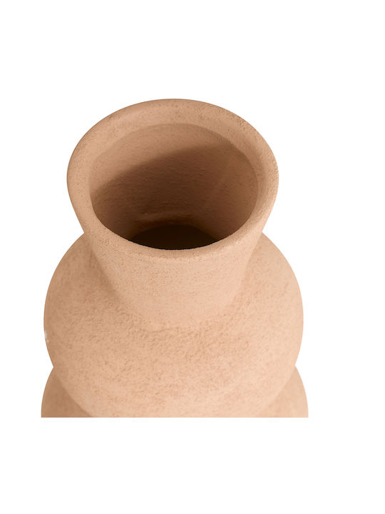 Dekorative Keramikvase Ezia Braune 15x15xH48cm