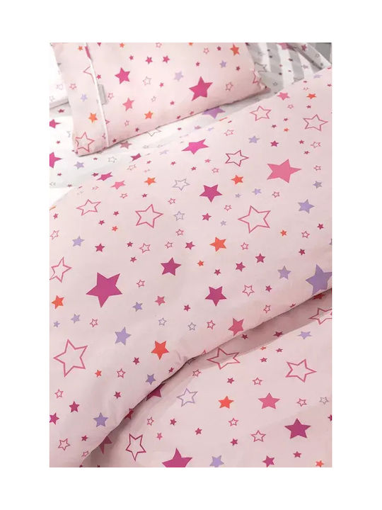 Guy Laroche Сет Единично Starland Розов 165x250см Guy Laroche Сет Единично Starland Розов 165x250см