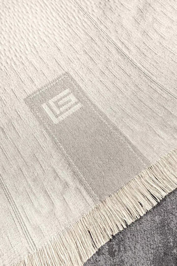 Guy Laroche Soho Ριχτάρι Πολυθρόνας Chenille 180x150εκ. Ivory
