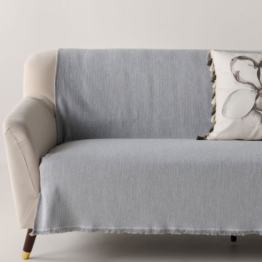 Kentia Maxton Ριχτάρι Πολυθρόνας Ζακάρ 170x180εκ. Grey