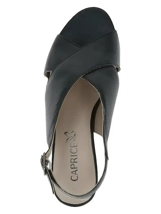 Leather Sandals Black