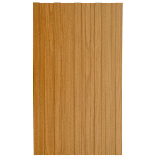 vidaXL Material De Construcție Pentru Garduri De Grădină Din Oțel 80x45x45cm 12 Bucăți Maro