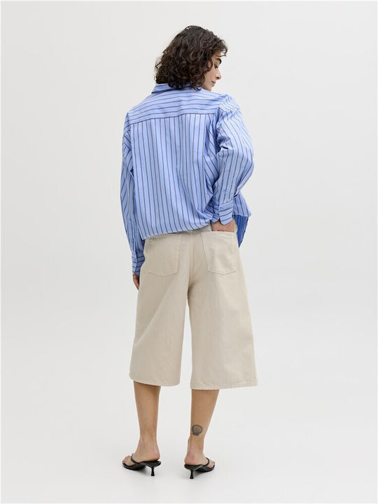 Women's Jean Bermuda Beige