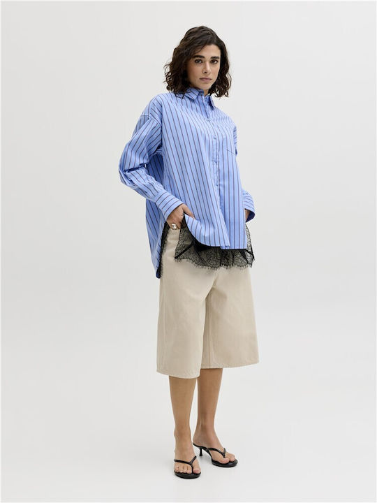 Women's Jean Bermuda Beige