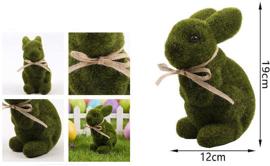 Easter Decoration Rabbit Felt Green 19 cm