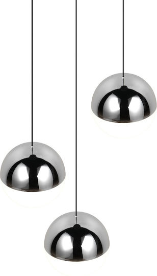 Trio Lighting Senta Deckenleuchte Silber