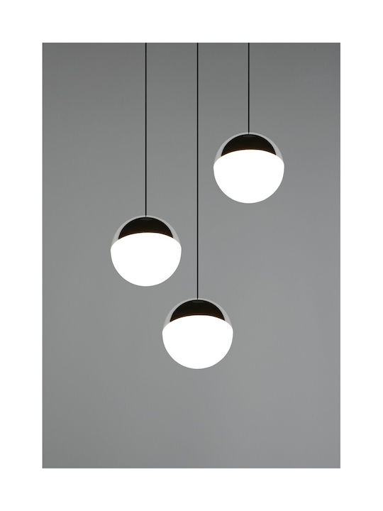 Trio Lighting Senta Κρεμαστό Φωτιστικό Ασημί