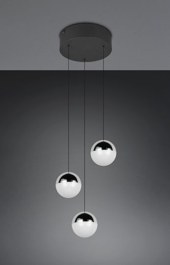 Trio Lighting Senta Deckenleuchte Silber