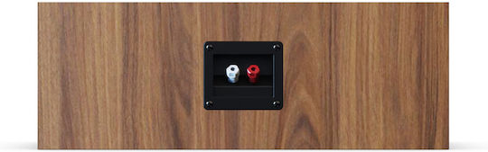 Elac Debut C6.3 Ηχείο Hi-Fi Κεντρικό 120W 2 Δρόμων Π53.3xΒ29.8xΥ19.5εκ. Καφέ