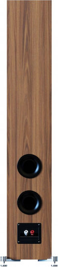 Elac Debut F5.3 Paar Hi-Fi Lautsprecher Boden 140W 3 Anzahl von Fahrern B17.2xT24.6xH103cm. Walnut Brushed Vinyl