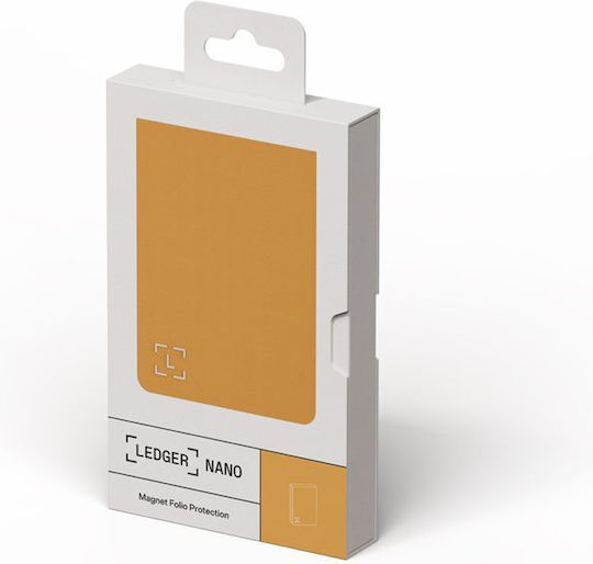 Ledger Nano Gen 5 Magnet Folio Bitcoin Orange Ledgernano-5-mfbo
