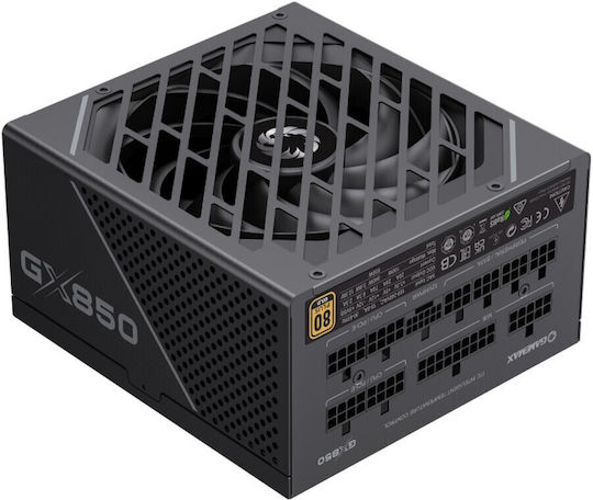 GameMax GX850 PRO 850W Черно Захранващо Блокче За Компютър Пълен Модул 80 Plus Gold