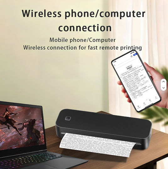 Marklife D210B Φορητός Ασπρόμαυρος Θερμικός Εκτυπωτής