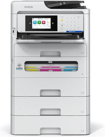 Epson WorkForce Pro EM-C800RDWF Έγχρωμο Πολυμηχάνημα Inkjet με WiFi και Mobile Print