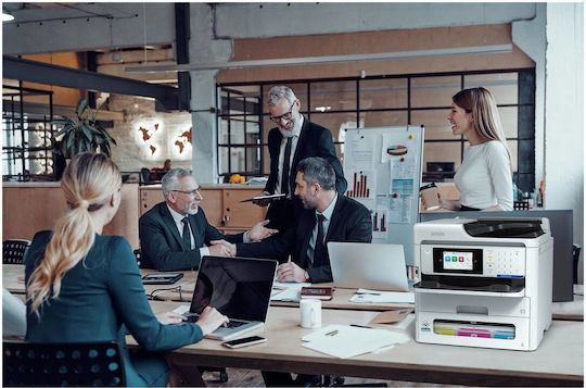 Epson WorkForce Pro EM-C800RDWF Έγχρωμο Πολυμηχάνημα Inkjet με WiFi και Mobile Print