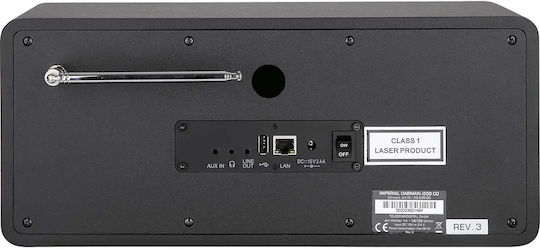 Imperial AV Ηχοσύστημα 2.0 Dabman i200 22-236-00 20W με CD Player, WiFi και Bluetooth Μαύρο